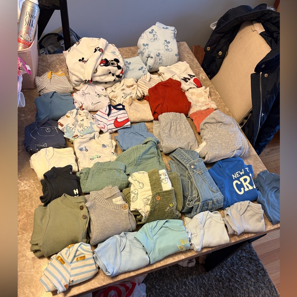 6-9 M Baby Boy Clothing Lot- 37 items total